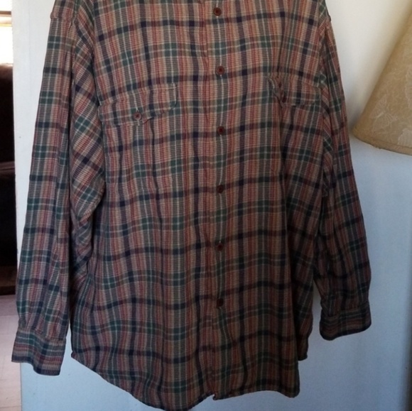 <CLAIBORNE> Men's Plaid Button Down Shirt - XL - Picture 8 of 8
